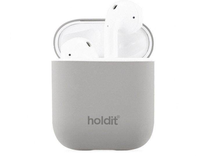 Holdit Silicone Case Airpods Nygård Taupe in the group HOME ELECTRONICS / Audio & Picture / Headphones & Accessories / Accessories at TP E-commerce Nordic AB (C20097)