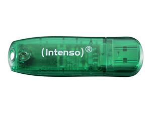 Intenso USB Drive 2.0 8GB Grön in the group HOME ELECTRONICS / Storage media / USB memory / USB 2.0 at TP E-commerce Nordic AB (C20165)