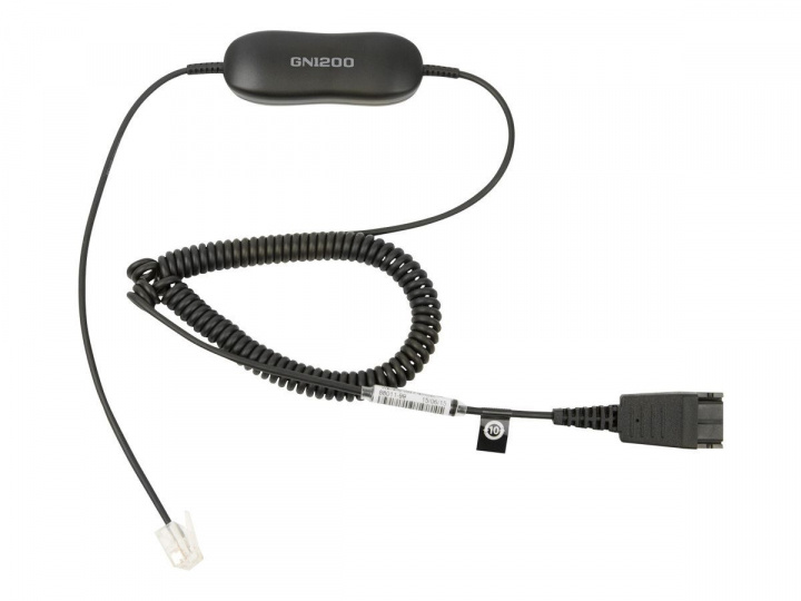 JABRA Gn 1200 Universalsladd Spiral in the group COMPUTERS & PERIPHERALS / Computer accessories / Headset at TP E-commerce Nordic AB (C20232)