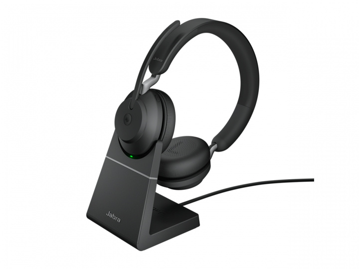 Jabra Office Trådlösa Hörlurar med Laddställ, Jabra Evolve2 65 Link380a Ms Stereo, Black in the group COMPUTERS & PERIPHERALS / Computer accessories / Headset at TP E-commerce Nordic AB (C20347)