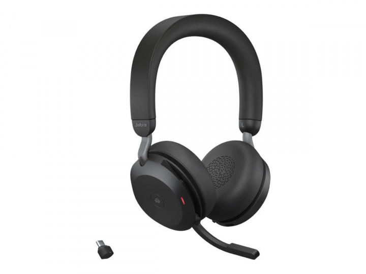 Jabra Office Trådlösa Hörlurar med Laddställ, Jabra Evolve2 75 Link380a Uc Stereo Black in the group COMPUTERS & PERIPHERALS / Computer accessories / Headset at TP E-commerce Nordic AB (C20355)