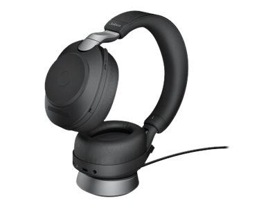 Jabra Office Trådlösa Hörlurar med Laddställ, Jabra Evolve2 85 Link380a Uc Stereo Black in the group COMPUTERS & PERIPHERALS / Computer accessories / Headset at TP E-commerce Nordic AB (C20365)