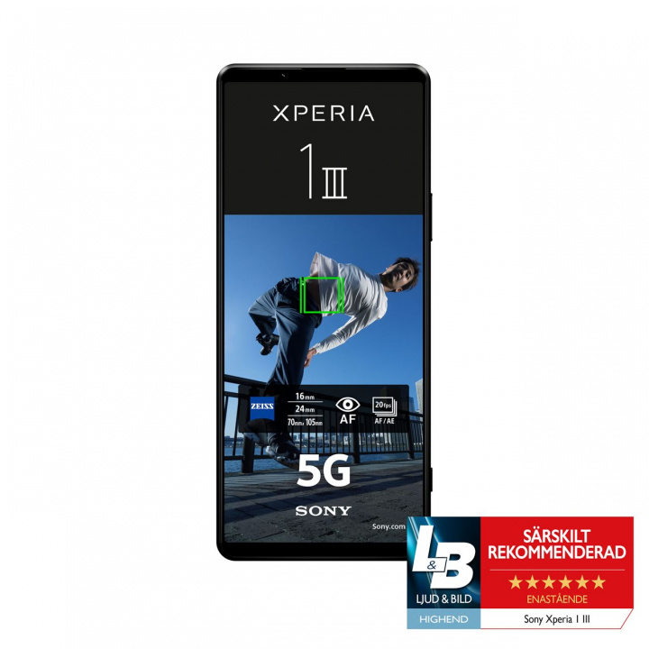 SONY Xperia 1 Mk3 Black in the group SMARTPHONE & TABLETS / Mobile phones & smartphones at TP E-commerce Nordic AB (C20710)
