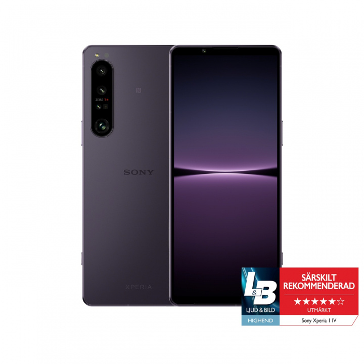 SONY Xperia 1 Mk4 5G 256GB Purple in the group SMARTPHONE & TABLETS / Mobile phones & smartphones at TP E-commerce Nordic AB (C20713)