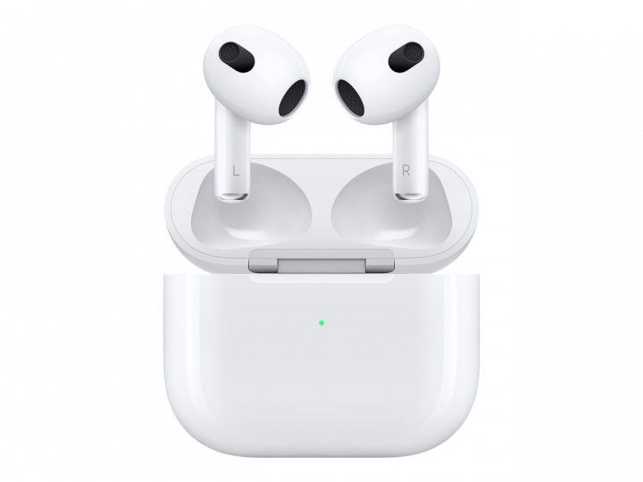 Apple AirPods (3rd generation) with Lightning Charging Case in the group HOME ELECTRONICS / Audio & Picture / Headphones & Accessories / Headphones at TP E-commerce Nordic AB (C20882)