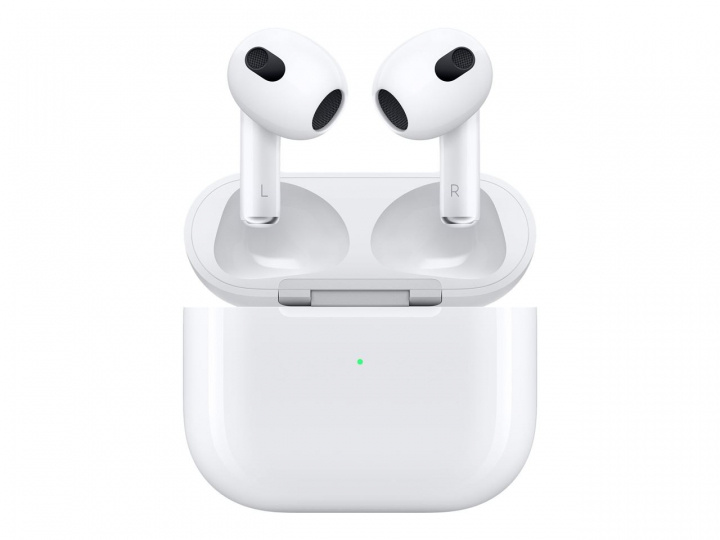 Apple AirPods (3rd generation) with Lightning Charging Case in the group HOME ELECTRONICS / Audio & Picture / Headphones & Accessories / Headphones at TP E-commerce Nordic AB (C20882)