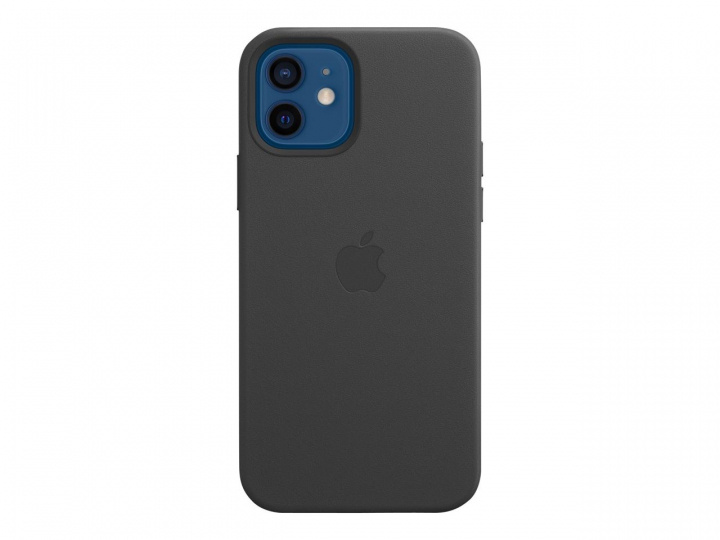 Apple iPhone 12/12 Pro Leather Case with MagSafe Black in the group SMARTPHONE & TABLETS / Phone cases / Apple / iPhone 12 / Cases at TP E-commerce Nordic AB (C20978)