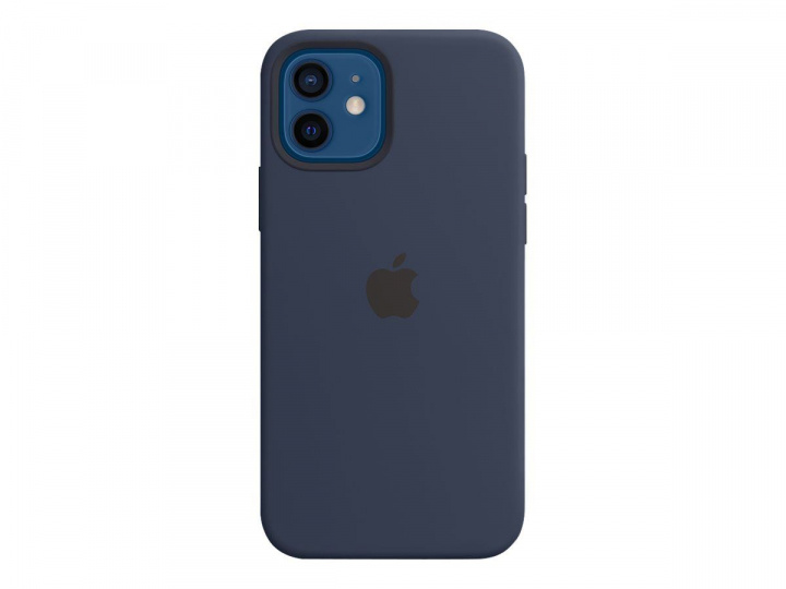 Apple iPhone 12/12 Pro Silicone Case with MagSafe Deep Navy in the group SMARTPHONE & TABLETS / Phone cases / Apple / iPhone 12 / Cases at TP E-commerce Nordic AB (C20984)