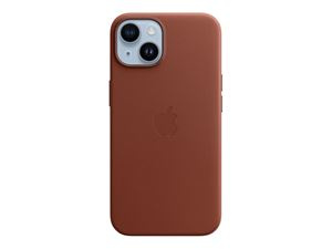 Apple iPhone 14 Leather Case with MagSafe - Umber in the group SMARTPHONE & TABLETS / Phone cases / Apple / iPhone 14 at TP E-commerce Nordic AB (C21115)
