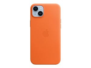 Apple iPhone 14 Plus Leather Case with MagSafe - Orange in the group SMARTPHONE & TABLETS / Phone cases / Apple / iPhone 14 at TP E-commerce Nordic AB (C21139)