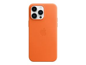 Apple iPhone 14 Pro Max Leather Case with MagSafe - Orange in the group SMARTPHONE & TABLETS / Phone cases / Apple / iPhone 14 at TP E-commerce Nordic AB (C21205)