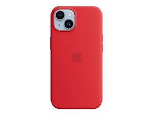 Apple iPhone 14 Silicone Case with MagSafe - Red in the group SMARTPHONE & TABLETS / Phone cases / Apple / iPhone 14 at TP E-commerce Nordic AB (C21227)