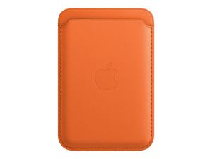 Apple iPhone Leather Wallet with MagSafe - Orange in the group SMARTPHONE & TABLETS / Other accessories / Other at TP E-commerce Nordic AB (C21235)