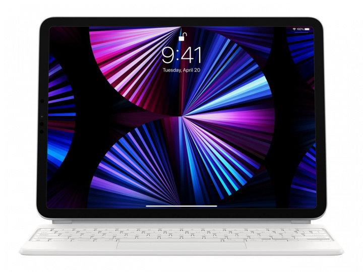 Apple Magic Keyboard iPad Pro 11-in G4/iPad Air G5 Swe White in the group SMARTPHONE & TABLETS / Tablet cases / Apple iPad at TP E-commerce Nordic AB (C21280)