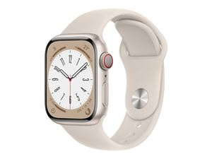 Apple Watch Ser 8 GPS+Cell 41mm Starlight Alu Case Starlight Sport in the group Sport, leisure & Hobby / Smartwatch & Activity trackers / Smartwatches at TP E-commerce Nordic AB (C21355)