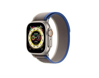 Apple Watch Ultra GPS + Cell 49mm Blue/Gray Trail Loop - S/M in the group SMARTPHONE & TABLETS / Excercise, home & leisure / Apple Watch & Accessories / Apple Watch at TP E-commerce Nordic AB (C21366)