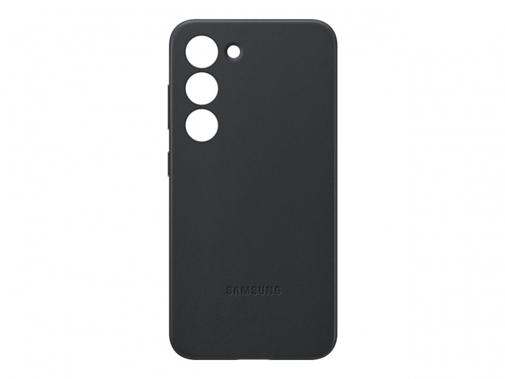 Samsung Galaxy S23 Leather Case Black in the group SMARTPHONE & TABLETS / Phone cases / Samsung at TP E-commerce Nordic AB (C21707)