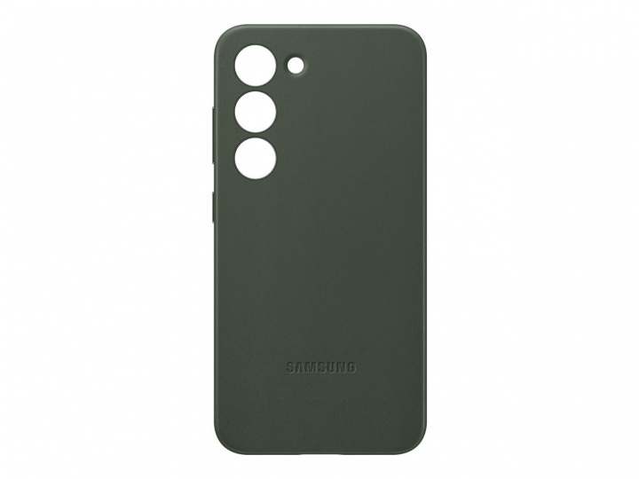 Samsung Galaxy S23 Leather Case Green in the group SMARTPHONE & TABLETS / Phone cases / Samsung at TP E-commerce Nordic AB (C21709)