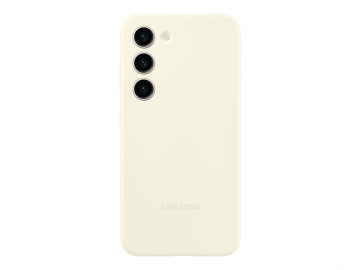 Samsung Galaxy S23 Silicone Cover Cream in the group SMARTPHONE & TABLETS / Phone cases / Samsung at TP E-commerce Nordic AB (C21730)