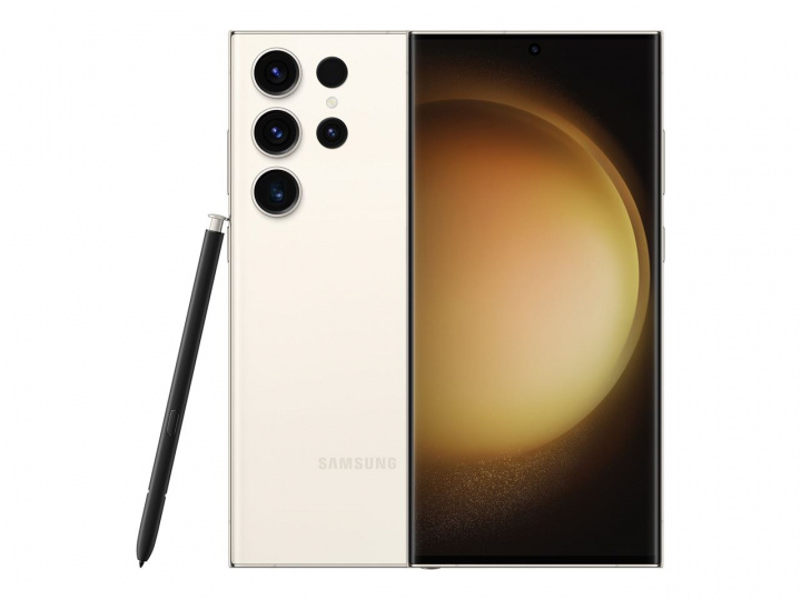 Samsung Galaxy S23 Ultra 256GB Cream in the group SMARTPHONE & TABLETS / Mobile phones & smartphones at TP E-commerce Nordic AB (C21743)