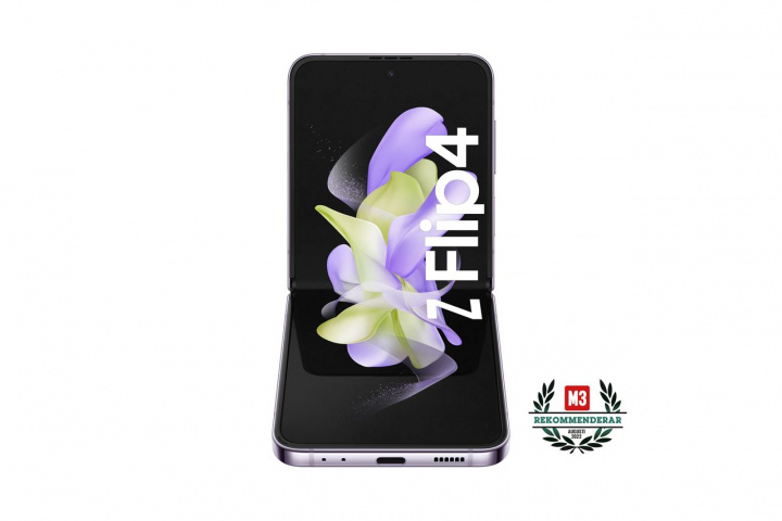 Samsung Galaxy Z Flip4 5G 256GB Bora Purple in the group SMARTPHONE & TABLETS / Mobile phones & smartphones at TP E-commerce Nordic AB (C21850)