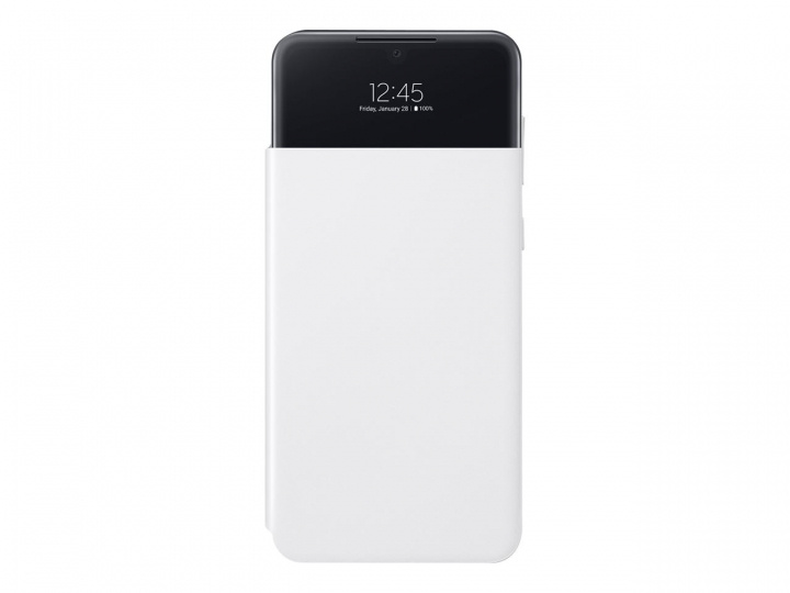 Samsung S-View Wallet Cover Galaxy A33 White in the group SMARTPHONE & TABLETS / Phone cases / Samsung at TP E-commerce Nordic AB (C21889)