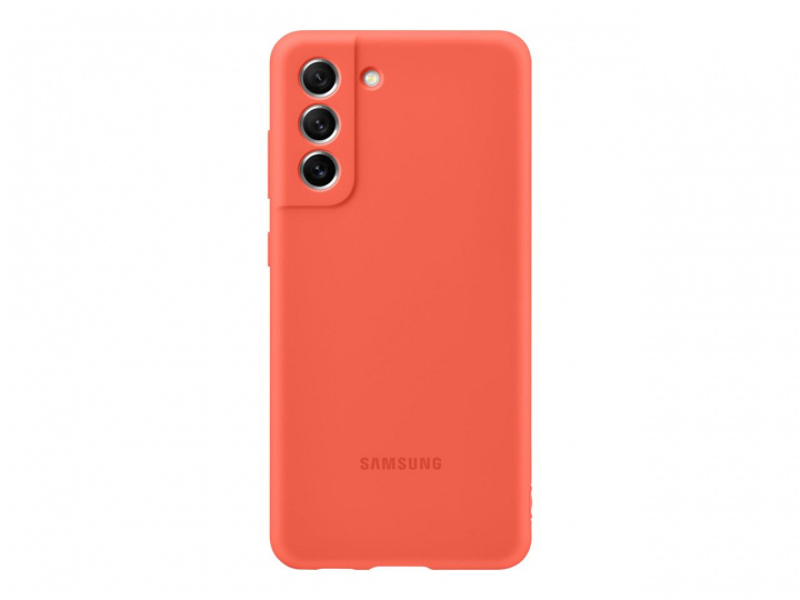 Samsung Silicone Cover Galaxy S21 FE Coral in the group SMARTPHONE & TABLETS / Phone cases / Samsung at TP E-commerce Nordic AB (C21903)