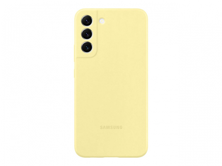 Samsung Silicone Cover Galaxy S22 Plus Yellow in the group SMARTPHONE & TABLETS / Phone cases / Samsung at TP E-commerce Nordic AB (C21912)