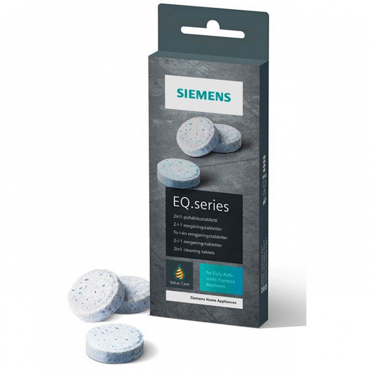 Siemens Rengöringstabletter TZ80001B in the group HOME, HOUSEHOLD & GARDEN / Household appliances / Coffee makers and accessories / Filters & Accessories at TP E-commerce Nordic AB (C21957)