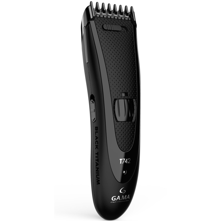 Ga.Ma Hårklippare Black Titanium T742 in the group BEAUTY & HEALTH / Hair & Styling / Shaving & Trimming / Hair trimmers at TP E-commerce Nordic AB (C22044)
