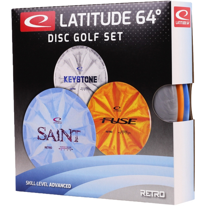Latitude 64 Disc Golf Retro Burst Advanced Startset in the group TOYS, KIDS & BABY PRODUCTS / Outdoor toys / Sport & Games at TP E-commerce Nordic AB (C22076)