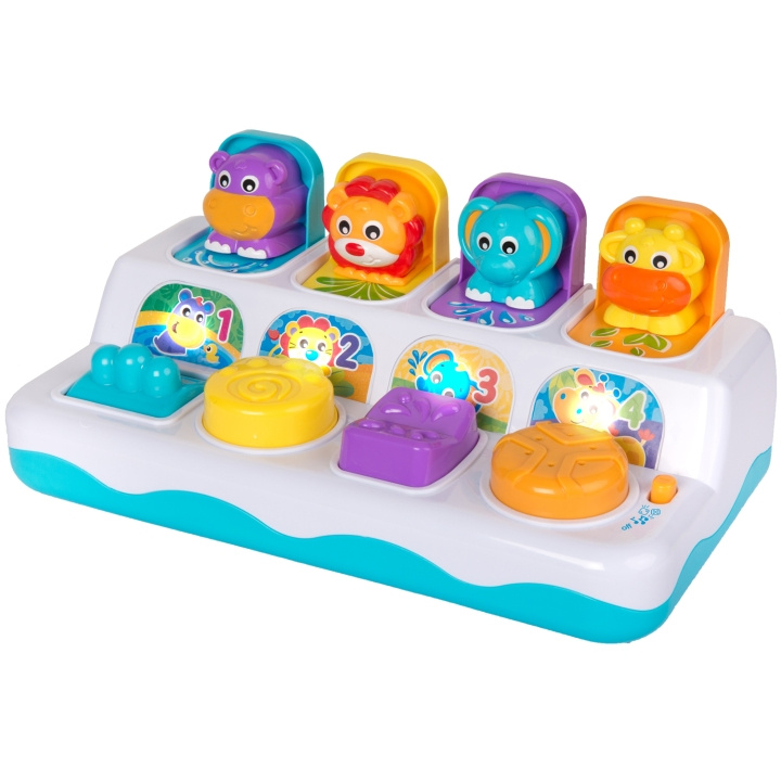 Playgro Music And Lights Pop Up Jungle Pals in the group TOYS, KIDS & BABY PRODUCTS / Baby toys / Activity toys at TP E-commerce Nordic AB (C22149)