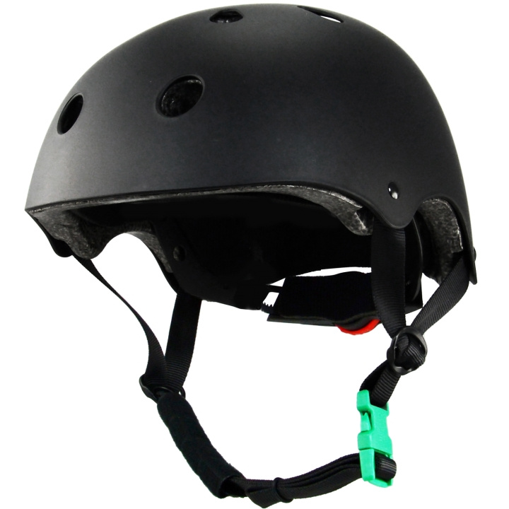 SportMe Skatehjälm S 46-53cm Grönt Spänne Svart in the group Sport, leisure & Hobby / Sports equipment / Bicycle accessories / Helmets at TP E-commerce Nordic AB (C22156)