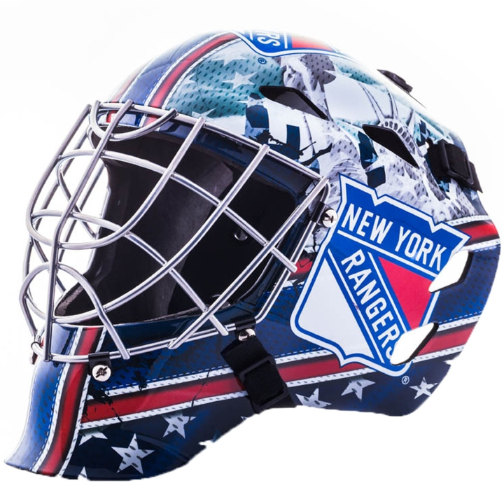 SportMe Streethockeymask NHL New York Rangers in the group Sport, leisure & Hobby / Sports equipment / Bicycle accessories / Helmets at TP E-commerce Nordic AB (C22175)
