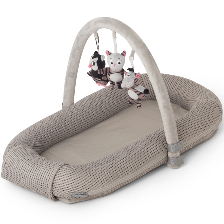 Carlobaby Babynest, Våfflad, Grå in the group TOYS, KIDS & BABY PRODUCTS / Children\'s textiles / Babynest at TP E-commerce Nordic AB (C22180)