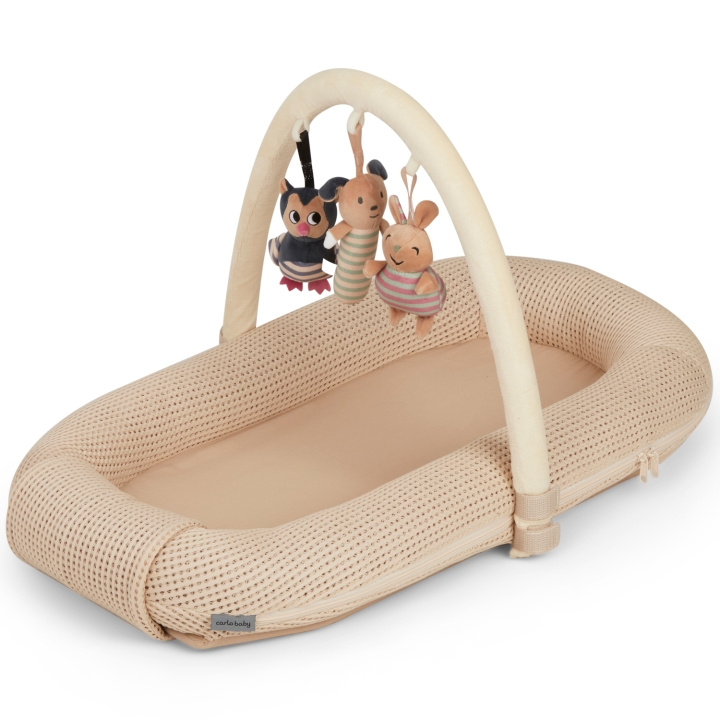 Carlobaby Babynest, Våfflad, Beige in the group TOYS, KIDS & BABY PRODUCTS / Children\'s textiles / Babynest at TP E-commerce Nordic AB (C22181)