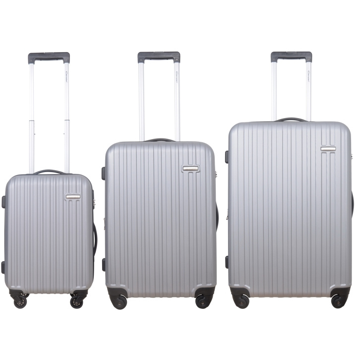 Cavalet Rhodos Väskset 3st Silver in the group Sport, leisure & Hobby / Travel accessories / Suitcases at TP E-commerce Nordic AB (C22183)
