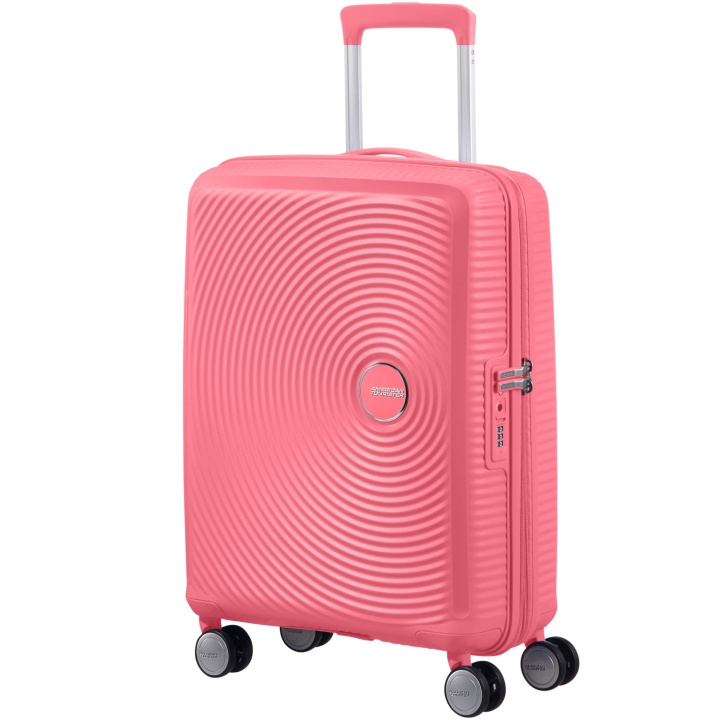 American Tourister Soundbox Kabinväska Exp. 55 Sun Kissed Coral in the group Sport, leisure & Hobby / Travel accessories / Suitcases at TP E-commerce Nordic AB (C22185)