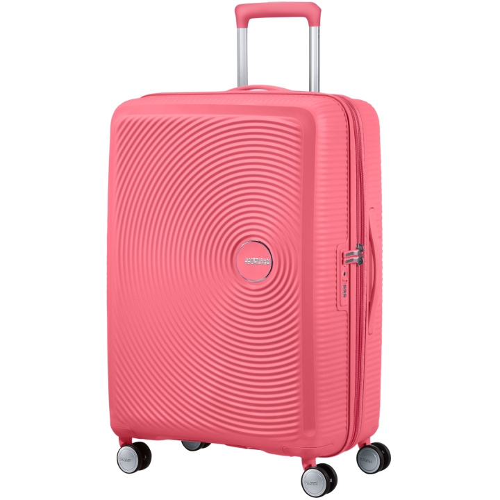American Tourister Soundbox Resväska 67 Exp. Sun Kissed Coral in the group Sport, leisure & Hobby / Travel accessories / Suitcases at TP E-commerce Nordic AB (C22188)