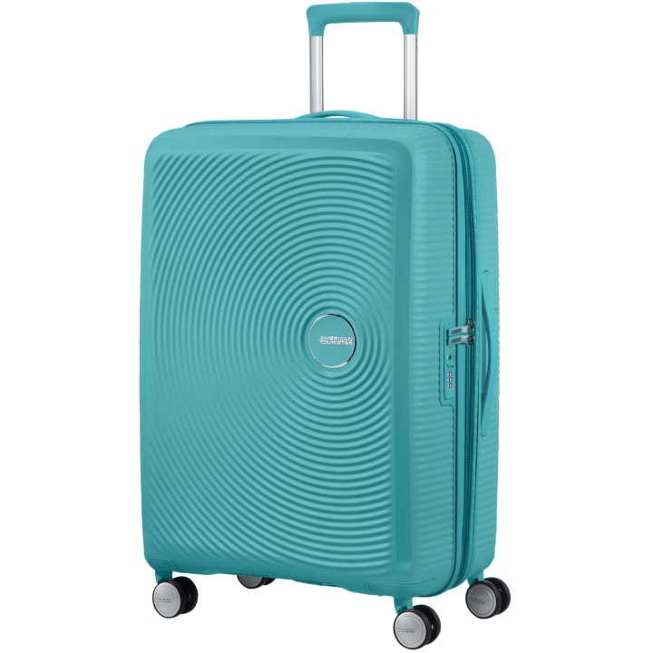 American Tourister Soundbox Resväska 67 Exp. Turquoise Tonic in the group Sport, leisure & Hobby / Travel accessories / Suitcases at TP E-commerce Nordic AB (C22189)