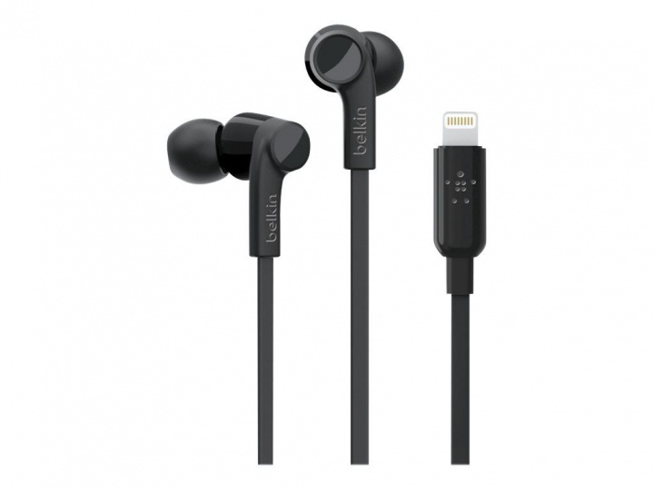 Belkin Soundform Headphones With Lightning Connector Black in the group HOME ELECTRONICS / Audio & Picture / Headphones & Accessories / Headphones at TP E-commerce Nordic AB (C22221)
