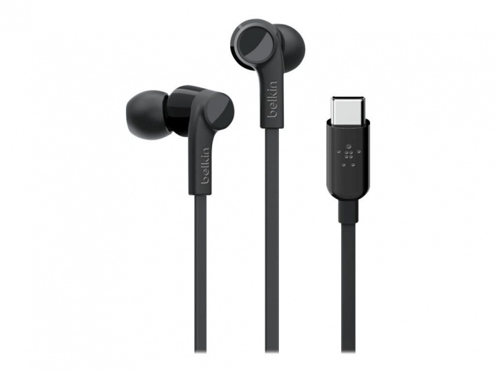 Belkin Usb-C In-Ear Headphone Black in the group HOME ELECTRONICS / Audio & Picture / Headphones & Accessories / Headphones at TP E-commerce Nordic AB (C22224)