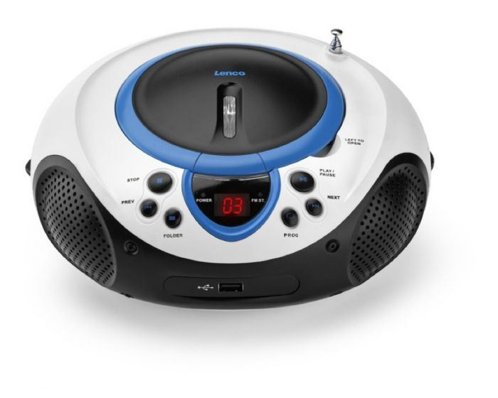 Lenco SCD38USBB blå in the group HOME ELECTRONICS / Audio & Picture / Home cinema, Hifi & Portable / Radio & Alarm clocks / Radio at TP E-commerce Nordic AB (C22268)