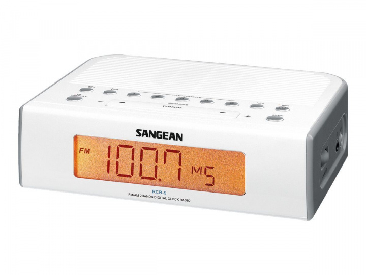 Sangean RCR5 silver in the group HOME ELECTRONICS / Audio & Picture / Home cinema, Hifi & Portable / Radio & Alarm clocks / Clock radio at TP E-commerce Nordic AB (C22380)
