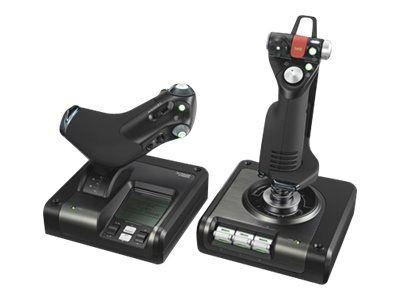 Logitech LOGITECH G SAITEK X52 PRO in the group COMPUTERS & PERIPHERALS / GAMING / Steering wheels & Joysticks at TP E-commerce Nordic AB (C22472)