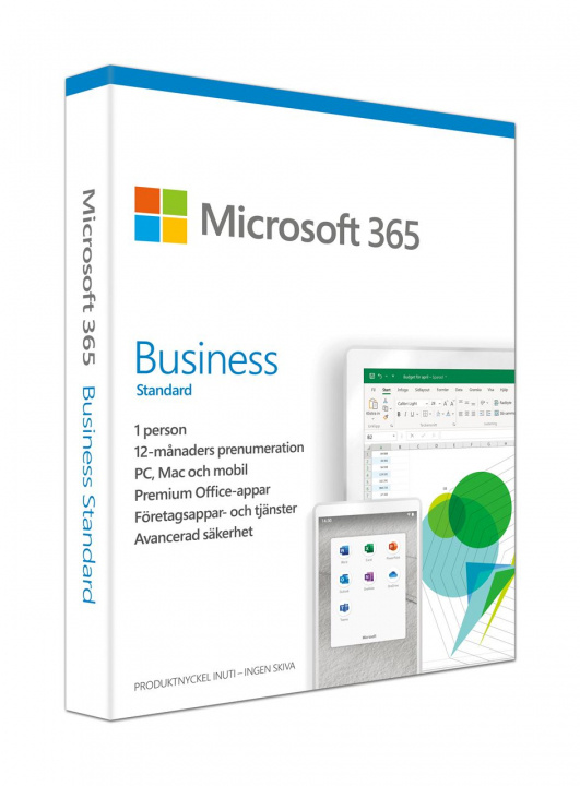 Microsoft Microsoft 365 Business Standard inkl. Teams Svensk 1anv 1år in the group COMPUTERS & PERIPHERALS / Computer accessories / Software at TP E-commerce Nordic AB (C22504)