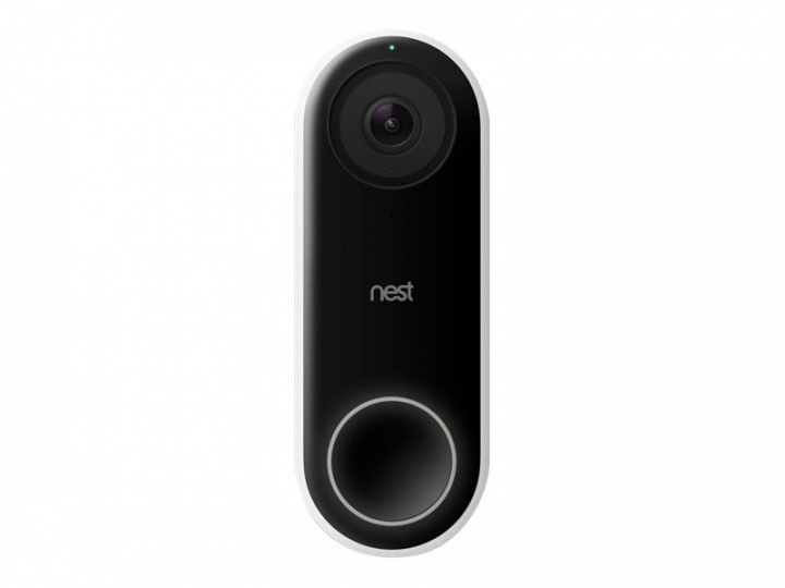 Google Nest Hello Video Doorbell - Black/White in the group HOME, HOUSEHOLD & GARDEN / Smart home / Smart doorbells at TP E-commerce Nordic AB (C22703)