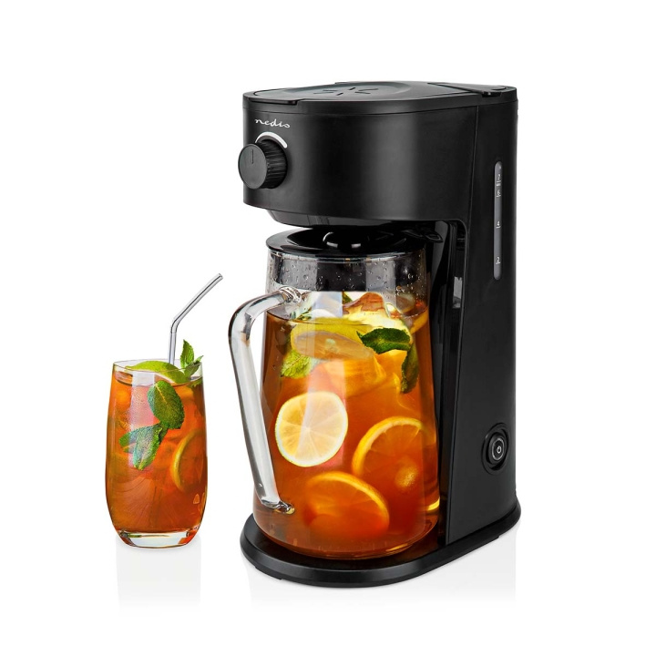 Nedis Coffee Maker | Ice Coffee / Ice Tea | 2.5 l | 6 Cups | Black in the group HOME, HOUSEHOLD & GARDEN / Household appliances / Coffee makers and accessories / Drip coffee makers at TP E-commerce Nordic AB (C22838)