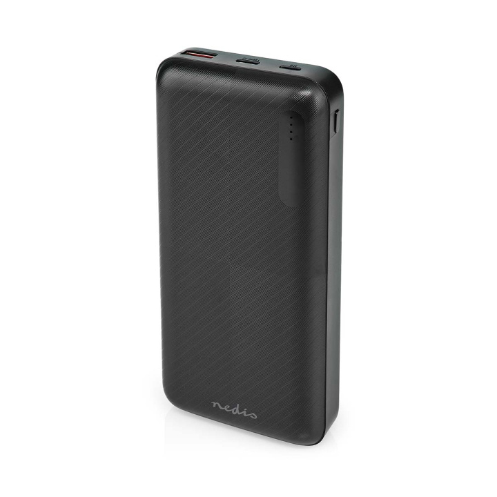 Powerbank | 20000 mAh | 1.5 / 2.0 / 3.0 A | Number of outputs: 2 | Output connection: 1x USB-A / 1x USB-C™ | Input connection: 1x Micro USB / 1x USB-C™ | PD2.0 18W | Lithium-Polymer in the group SMARTPHONE & TABLETS / Chargers & Cables / Powerbanks at TP E-commerce Nordic AB (C22839)