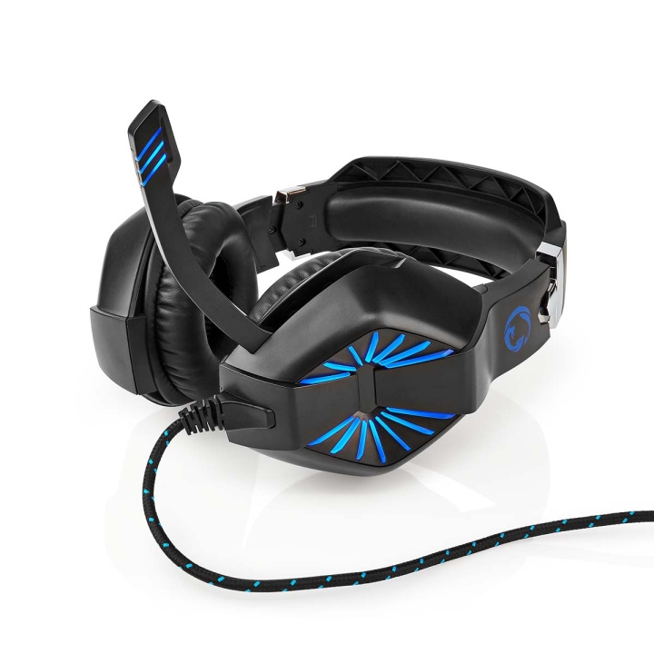 Nedis Gaming Headset | Over-Ear | Stereo | USB Type-A / 2x 3.5 mm | Fold-Away Microphone | 2.20 m | LED in the group COMPUTERS & PERIPHERALS / GAMING / Headset at TP E-commerce Nordic AB (C22840)